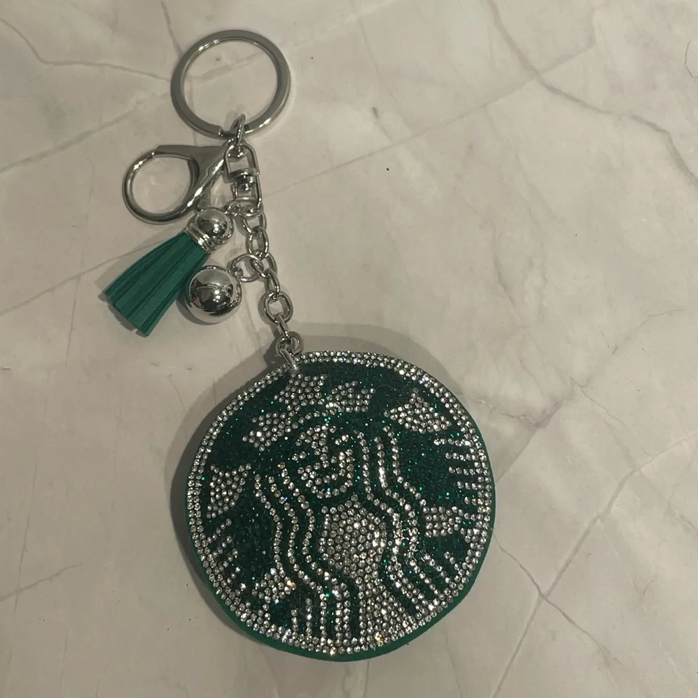 CHOICE OF - Sbux Rhinestone Puff Keychain Bag charm